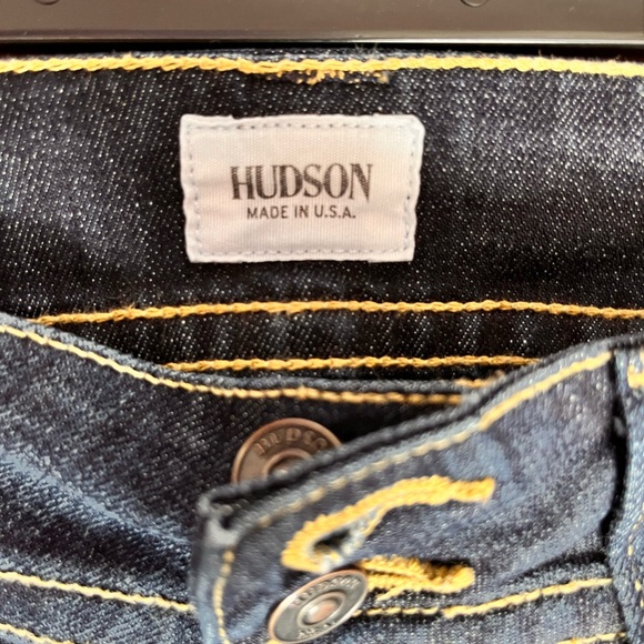 Hudson USA Signature Mid Rise Bootcut Jeans Size 26 - Picture 11 of 16